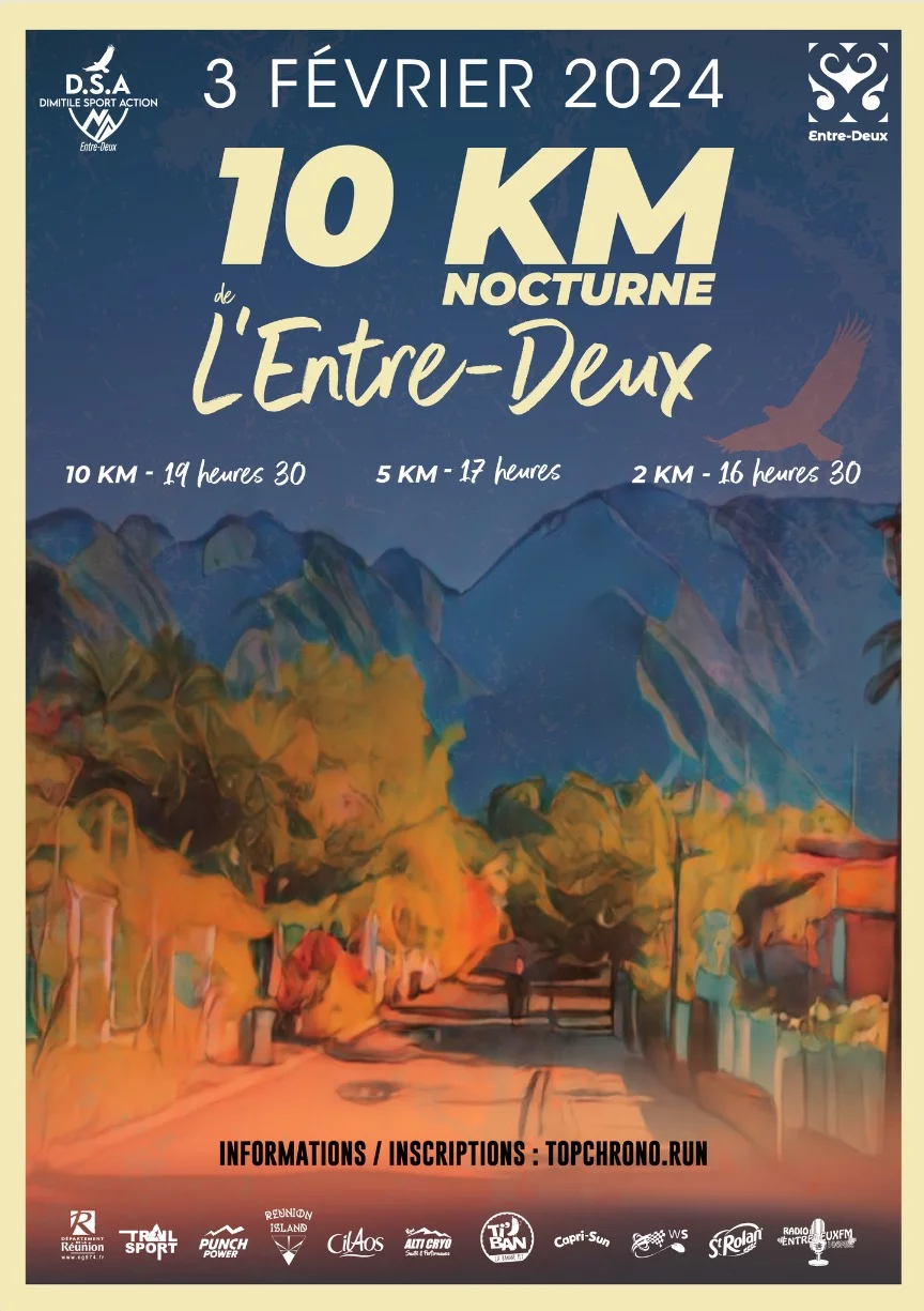 10 km nocturne de l’Entre Deux 2025 Inscription Résultats